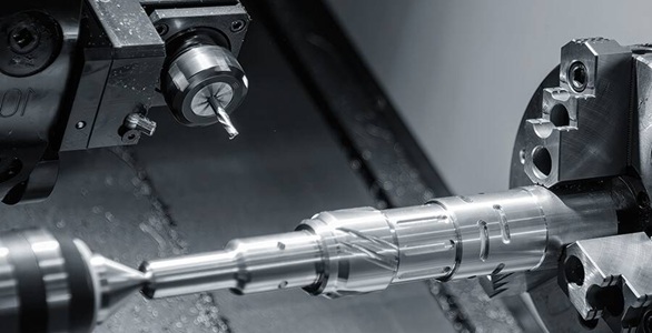 Mill turn machine working